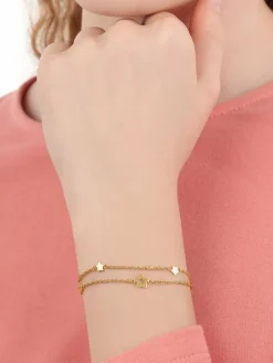 s.Oliver Mädchen<Mädchen Armband gold uni