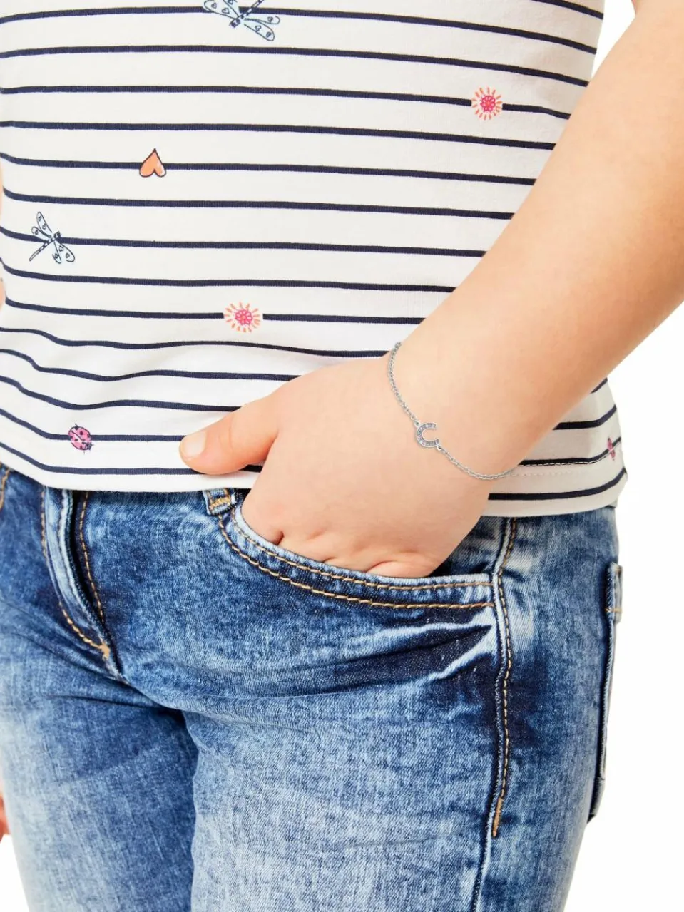 s.Oliver Mädchen<Mädchen Armband silber uni