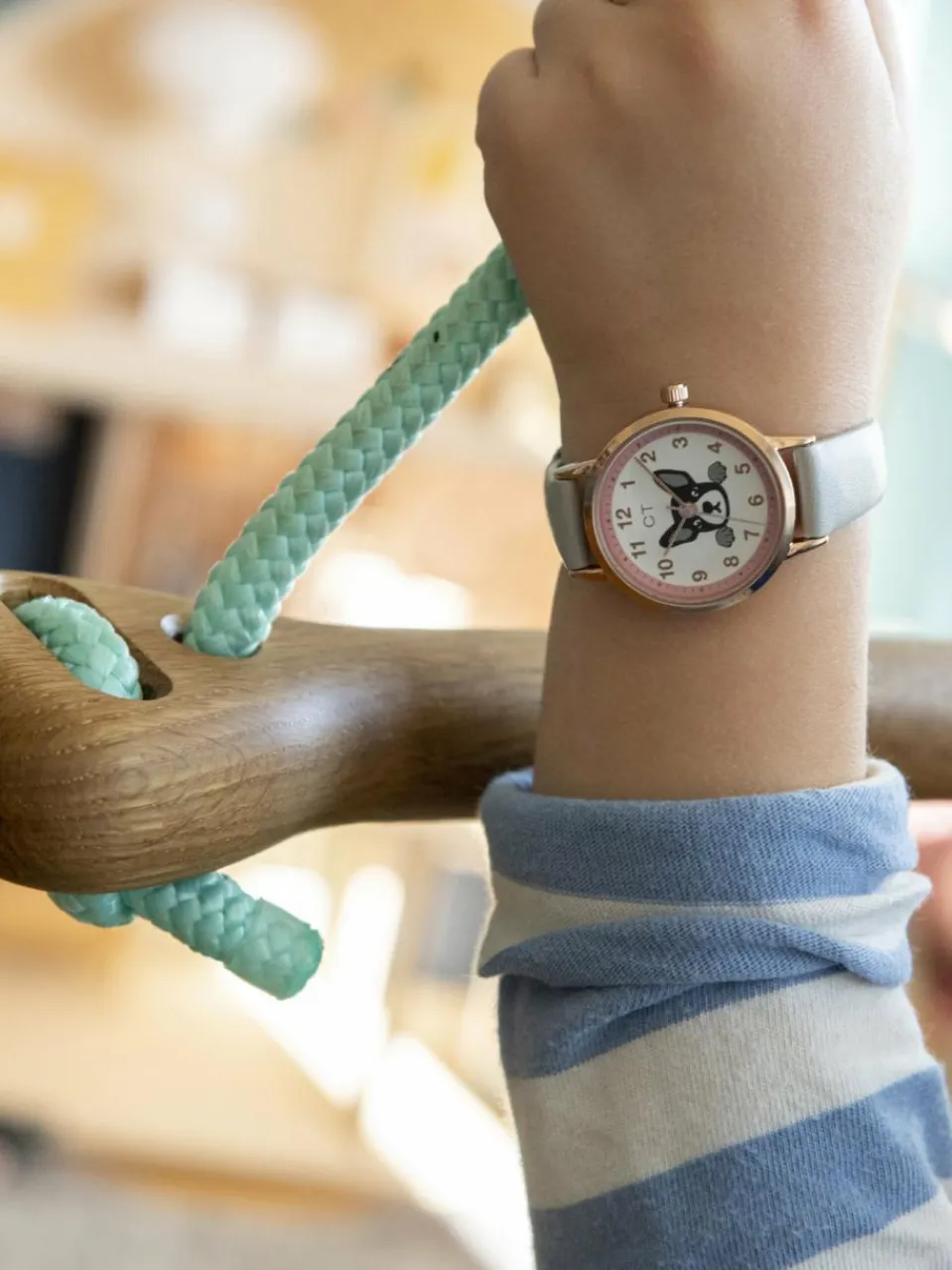 Cool Time Mädchen<Mädchen Armbanduhr grau uni