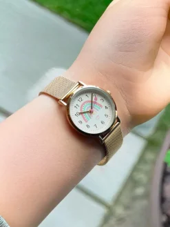 Cool Time Mädchen<Mädchen Armbanduhr gold uni