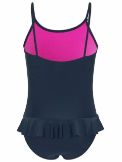 Polo Sylt Mädchen<Mädchen Badeanzug marine blau bedruckt