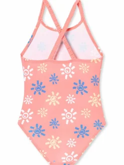 Schiesser Mädchen<Mädchen Badeanzug - Aqua Kids Girl pink bedruckt