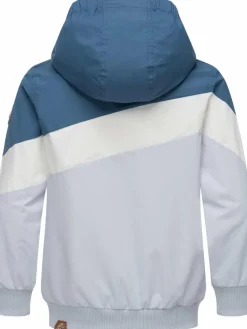 Ragwear Mädchen<Mädchen Übergangsjacke - Kristla Block indigo gestreift