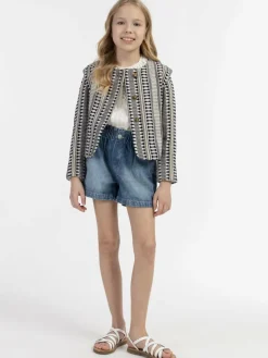 IZIA Mädchen<Mädchen Blazerjacke marine gemustert