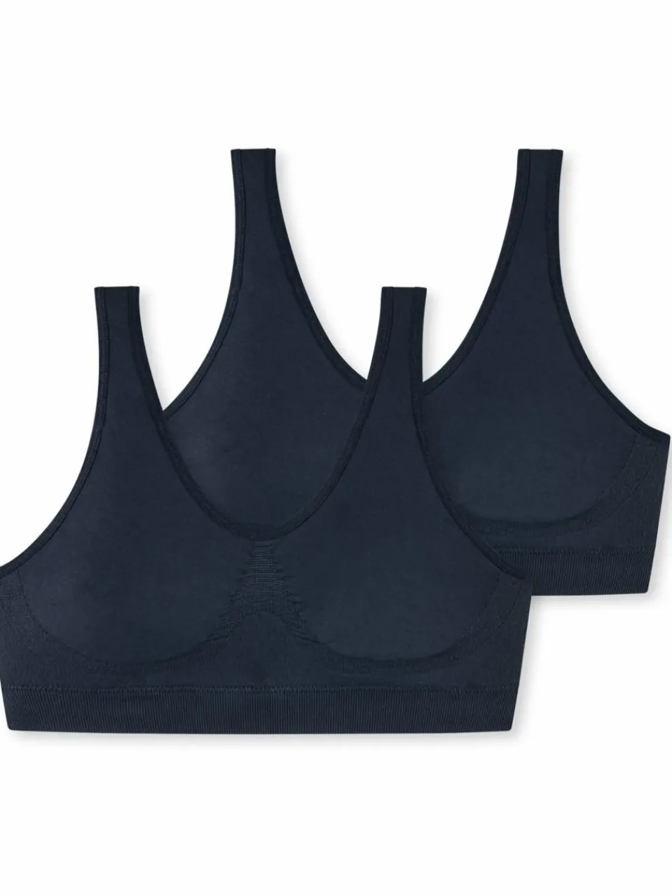 Schiesser Mädchen<Mädchen Bustier - Seamless Light marine uni