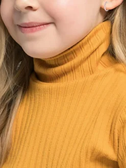 amor Mädchen<Mädchen Creolen silber uni