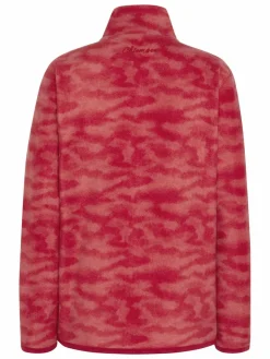 Chiemsee Mädchen<Mädchen Fleecejacke rosa rot gemustert