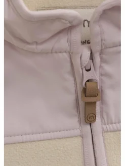 Minymo Mädchen<Mädchen Fleecejacke - MIJacket beige uni