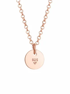 Elli Mädchen<Mädchen Halskette roségold uni