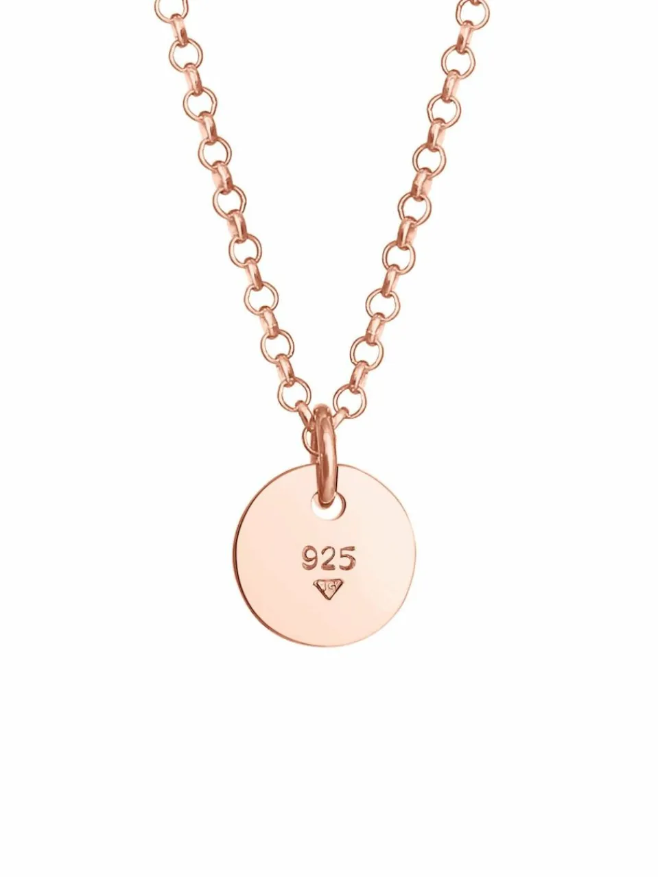 Elli Mädchen<Mädchen Halskette roségold uni