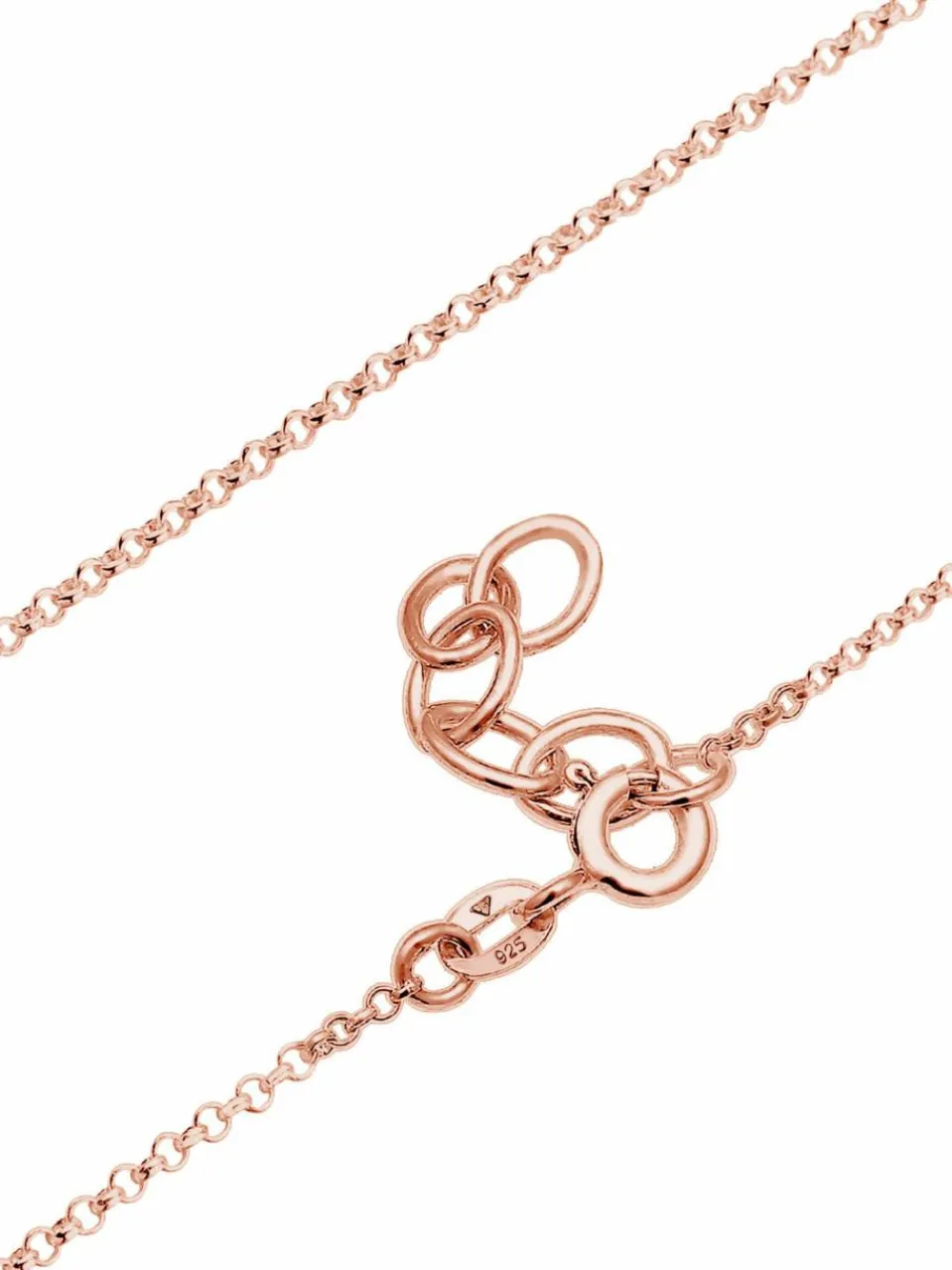 Elli Mädchen<Mädchen Halskette roségold uni