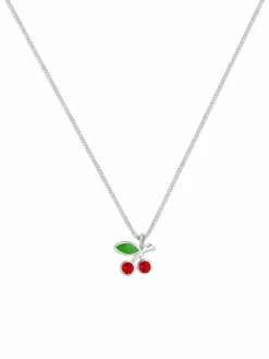 Elli Mädchen<Mädchen Halskette silber uni