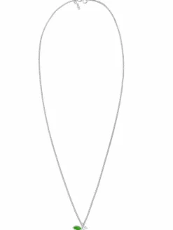 Elli Mädchen<Mädchen Halskette silber uni