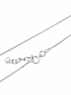 Elli Mädchen<Mädchen Halskette silber uni