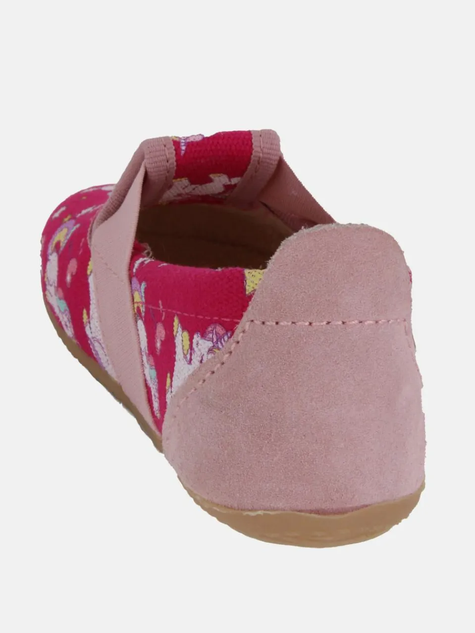 Living Kitzbühel Mädchen<Mädchen Hausschuh - Candy Einhorn pink gemustert