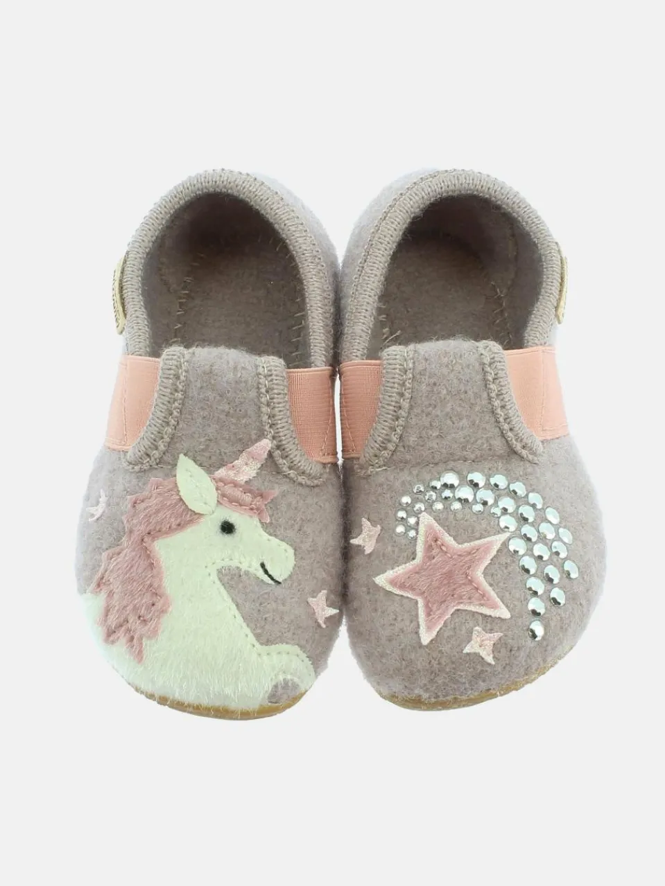 Living Kitzbühel Mädchen|Jungen<Mädchen Hausschuh - Schurwolle lila uni