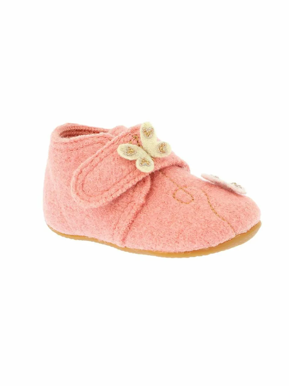 Living Kitzbühel Mädchen<Mädchen Hausschuh - Schurwolle rosa uni