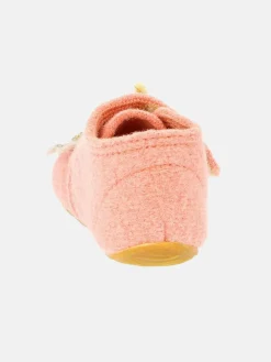 Living Kitzbühel Mädchen<Mädchen Hausschuh - Schurwolle rosa uni