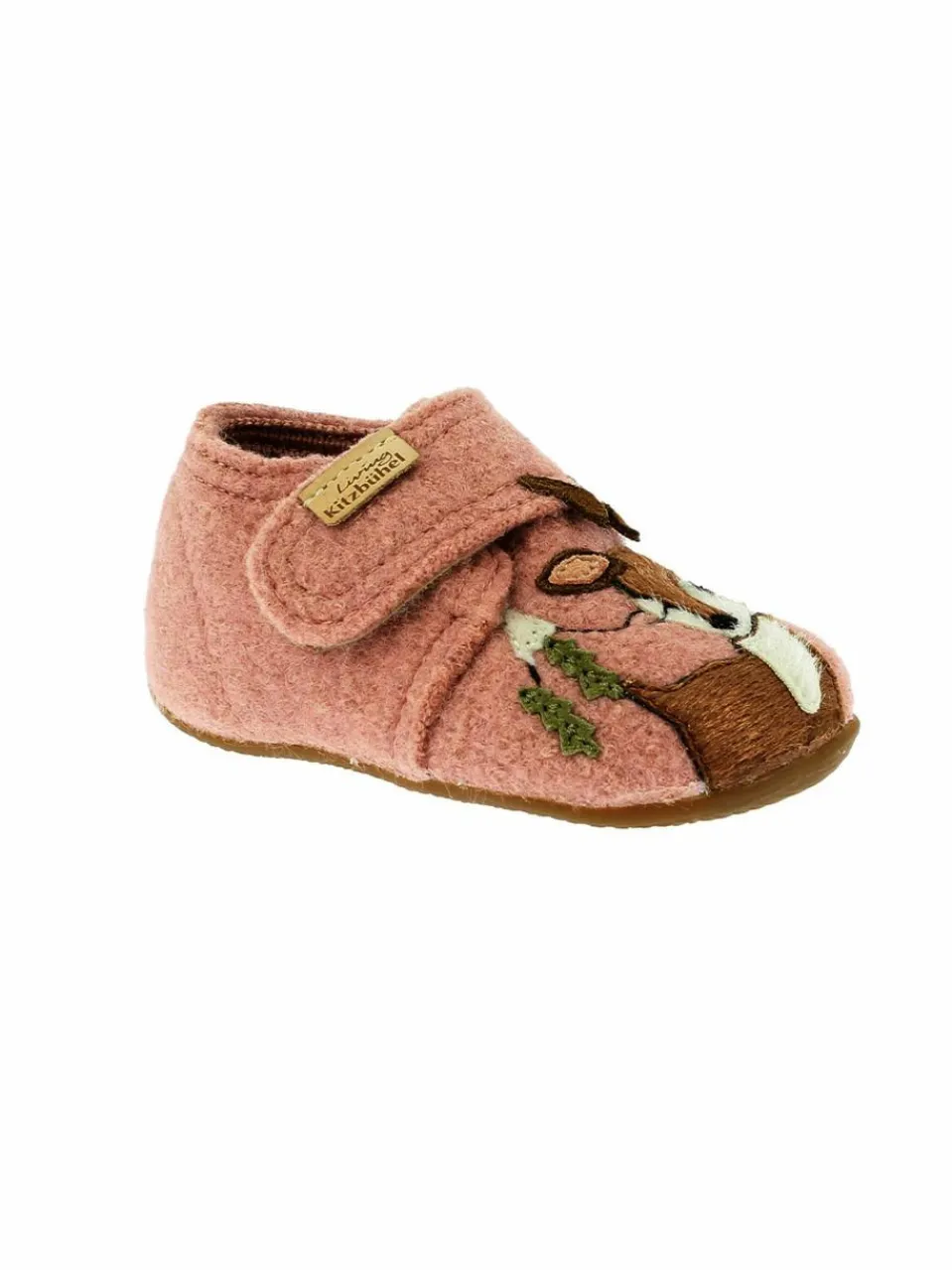 Living Kitzbühel Mädchen<Mädchen Hausschuh - Schurwolle orange uni