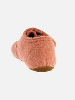 Living Kitzbühel Mädchen<Mädchen Hausschuh - Schurwolle orange uni