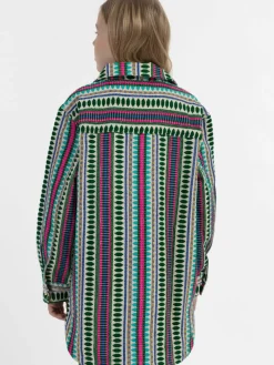 IZIA Mädchen<Mädchen Hemdjacke türkis gemustert