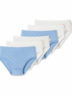 Schiesser Mädchen<Mädchen Hüftslip - Fine Rib Organic Cotton mehrfarbig bedruckt