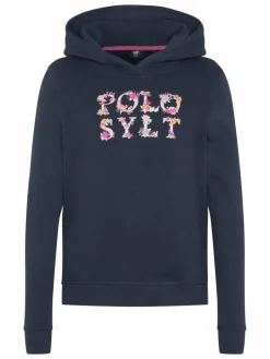 Polo Sylt Mädchen<Mädchen Hoodie marine blau bedruckt