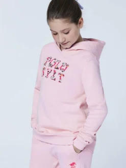 Polo Sylt Mädchen<Mädchen Hoodie rosa pink bedruckt