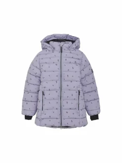 ColorKids Mädchen<Mädchen Jacke flieder gemustert