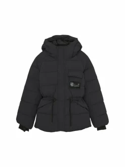 ColorKids Mädchen<Mädchen Jacke schwarz uni
