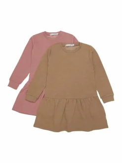 Minymo Mädchen<Mädchen Jerseykleid rosa uni