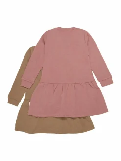 Minymo Mädchen<Mädchen Jerseykleid rosa uni