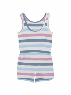 ColorKids Mädchen<Mädchen Jumpsuit - CO lila gestreift