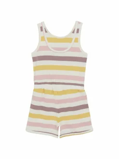 ColorKids Mädchen<Mädchen Jumpsuit - CO mehrfarbig gestreift