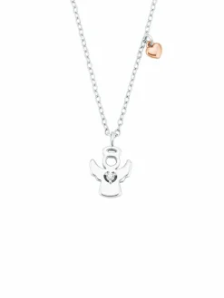 s.Oliver Mädchen<Mädchen Kette mit Anhänger silber uni