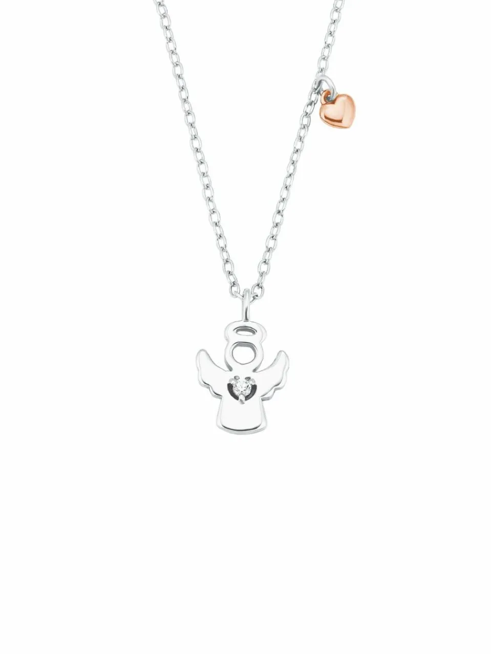 s.Oliver Mädchen<Mädchen Kette mit Anhänger silber uni