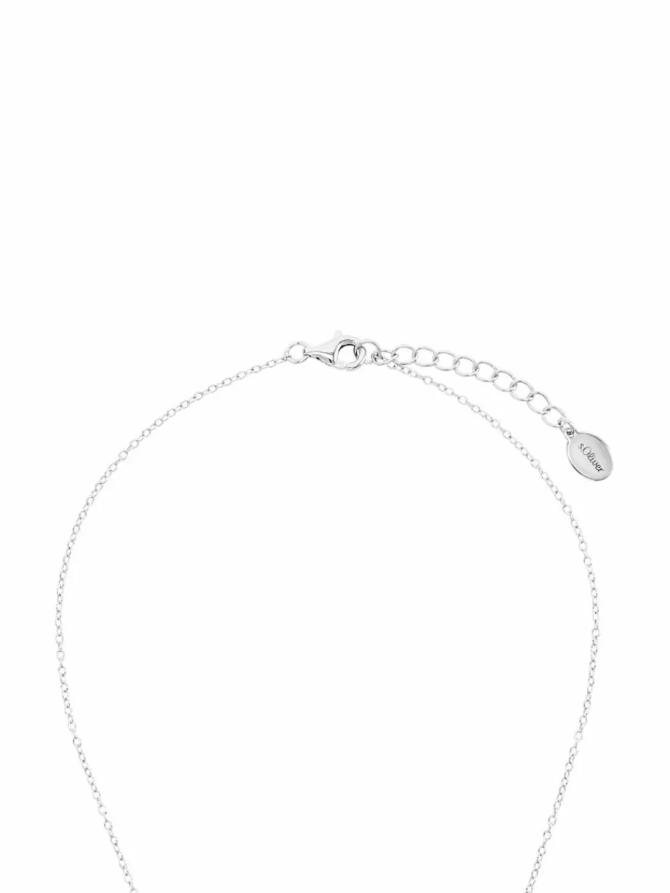 s.Oliver Mädchen<Mädchen Kette mit Anhänger silber uni