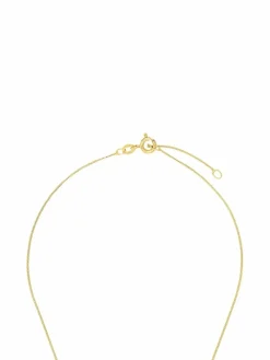 amor Mädchen<Mädchen Kette mit Anhänger rot uni