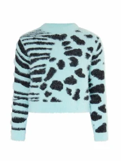 MyMo Mädchen<Mädchen (Kids) Strick Pullover mint bedruckt