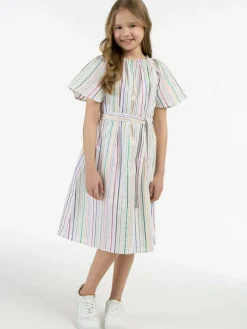 MyMo Mädchen<Mädchen Kleid mehrfarbig gestreift