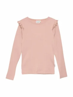 Minymo Mädchen<Mädchen Longsleeve rosa uni