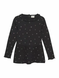 Minymo Mädchen<Mädchen Longsleeve schwarz gemustert