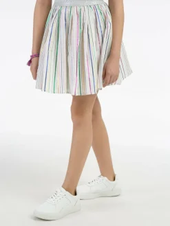 MyMo Mädchen<Mädchen Minirock mehrfarbig gestreift