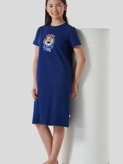 Schiesser Mädchen<Mädchen Nachthemd - Horse World Organic Cotton marine bedruckt