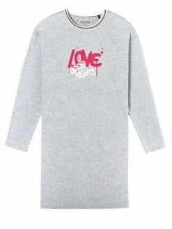 Schiesser Mädchen<Mädchen Nachthemd - Nightwear grau bedruckt