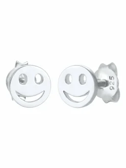 Elli Mädchen<Mädchen Ohrringe silber uni