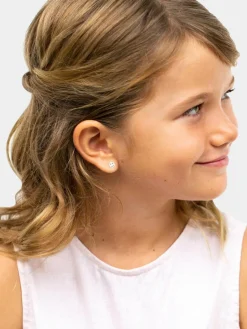 Elli Mädchen<Mädchen Ohrringe silber uni