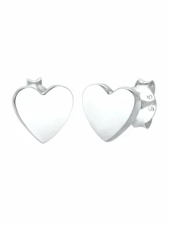 Elli Mädchen<Mädchen Ohrringe silber uni