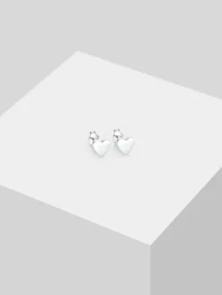 Elli Mädchen<Mädchen Ohrringe silber uni