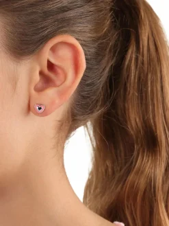 Prinzessin Lillifee Mädchen<Mädchen Ohrstecker aprikot uni